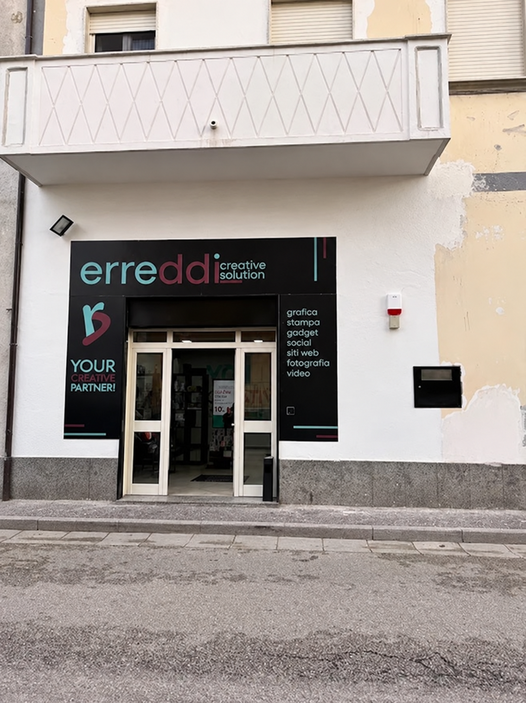 Ingresso Erreddi Creative Solution in Via Ventriglia 109