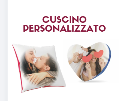 Cuscino con foto personalizzata