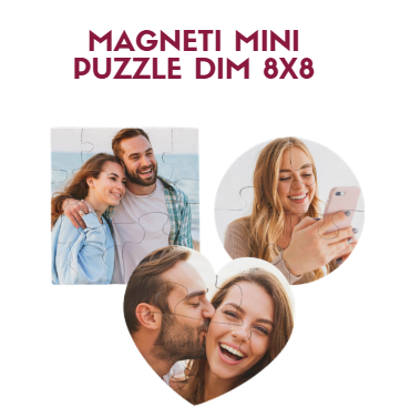 Magnete mini puzzle personalizzato