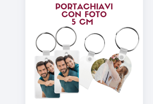 Portachiavi con foto